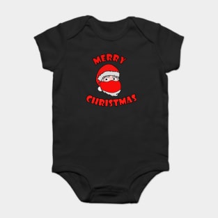 2020 Christmas Gift Masked Santa Claus Baby Bodysuit